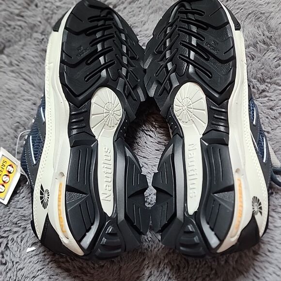 NIB Nautilus Safety Footwear Men's 8W Style N1326 W Blue and Black - Picture 7 of 9